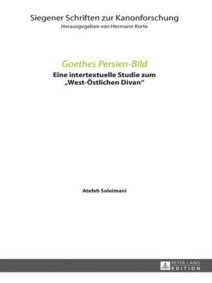 cover image of Goethes Persien-Bild
